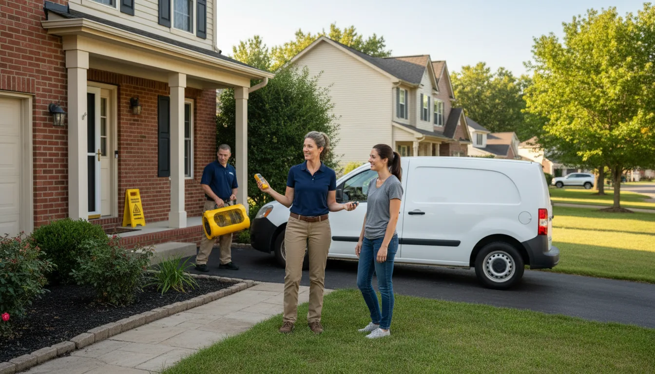 Residential water damage restoration in Buhl, ID